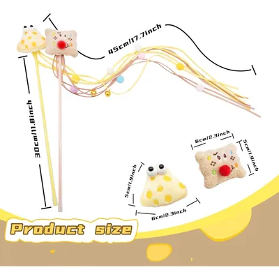 PetTribes Canne à Chat Interactive - Jeu Stimulant