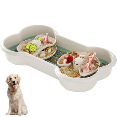 PetTribes Bol à Manger Lent pour Chien