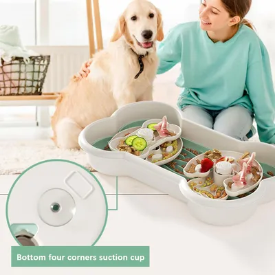 PetTribes Bol à Manger Lent pour Chien