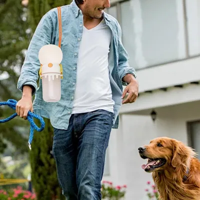 PetTribes Distributeur d'Eau pour Chien - Sans Fuite, 320ml