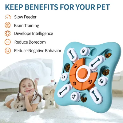 PetTribes Jouet puzzle interactif pour chien - Stimulation mentale