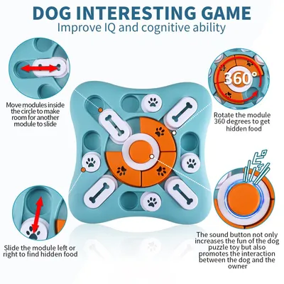 PetTribes Jouet puzzle interactif pour chien - Stimulation mentale