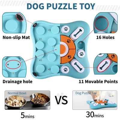 PetTribes Jouet puzzle interactif pour chien - Stimulation mentale