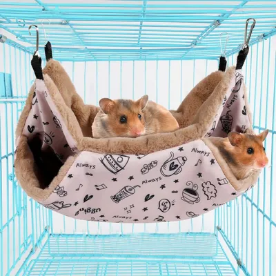 PetTribes Hamac 2 Étages pour Petit Animal - Jeu & Détente PetTribes Hamac 2 Étages pour Petit Animal - Jeu & Détente