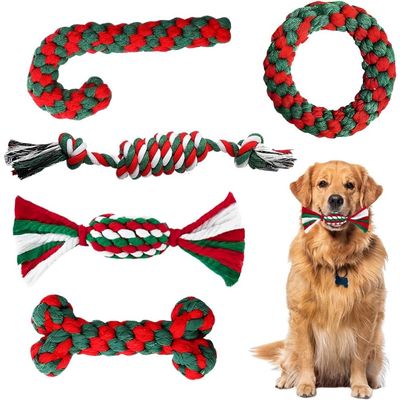 PetTribes Cadeau Noël - 5 Jouets à Mâcher pour Chien