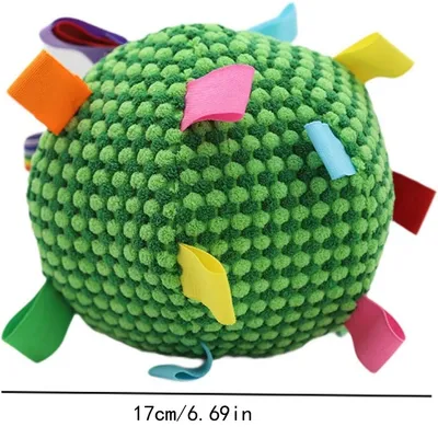 PetTribes Jouet interactif : Balle grinceuse pour chien