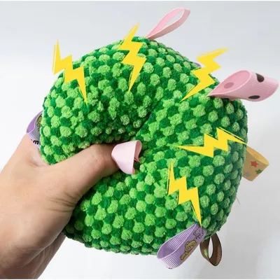 PetTribes Jouet interactif : Balle grinceuse pour chien