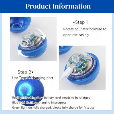 PetTribes Jouet interactif USB - Chien et chat d'intérieur