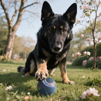PetTribes Jouet Intelligent Lumineux pour Chien - USB, Anti-Stress