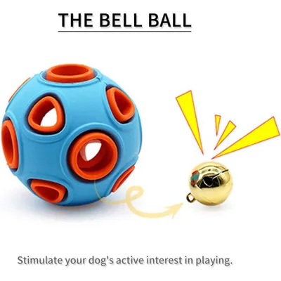 PetTribes Balle Interactive avec Clochette - Jouet Éducatif pour Chien