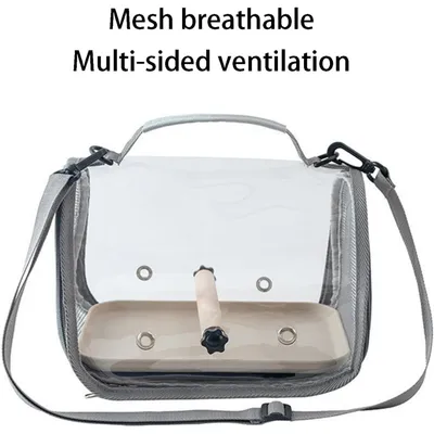 PetTribes Sac Transport Oiseau - Pliable, Perchoir Inclus