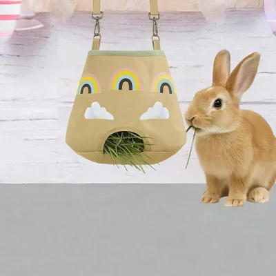 PetTribes Mangeoire suspendue pour lapin et petit animal - Pratique
