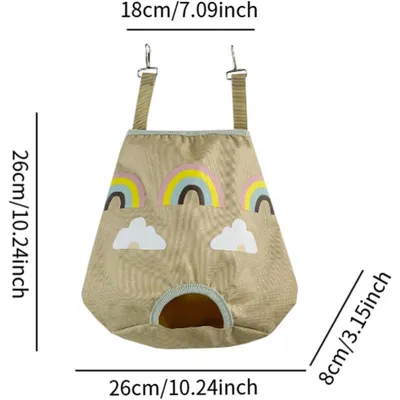 PetTribes Mangeoire suspendue pour lapin et petit animal - Pratique