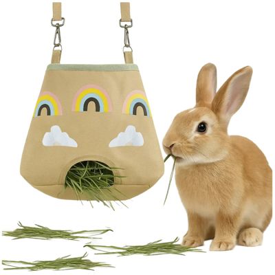 PetTribes Mangeoire suspendue pour lapin et petit animal - Pratique