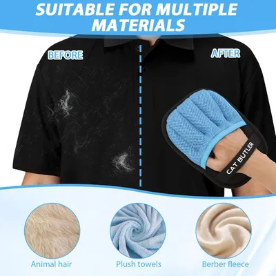 PetTribes Gant 2 Faces : Efficace et Universel contre les Poils d'Animaux