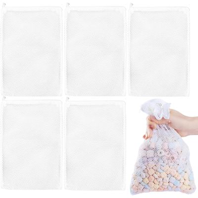 PetTribes Sacs filtrants réutilisables pour aquarium - 5x mailles fines