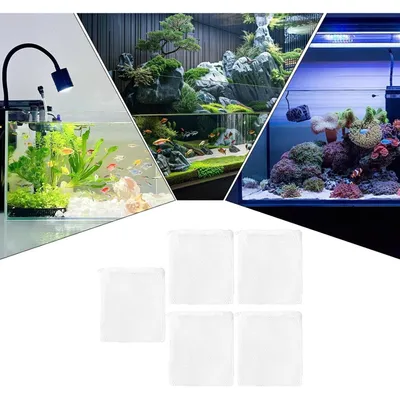 PetTribes Sacs filtrants réutilisables pour aquarium - 5x mailles fines