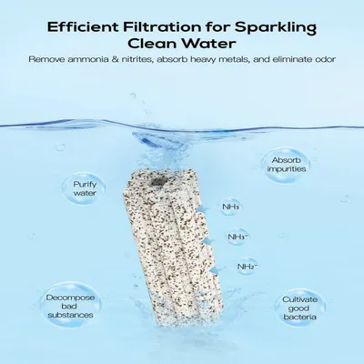 PetTribes Média Bio Céramique 15cm - Pour Filtration Efficace