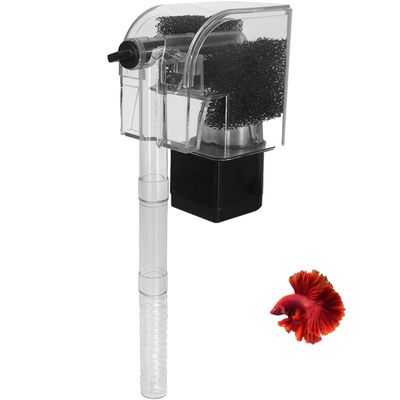 PetTribes Filtre Cascade 3 en 1 pour Aquarium - Puissant et Silencieux