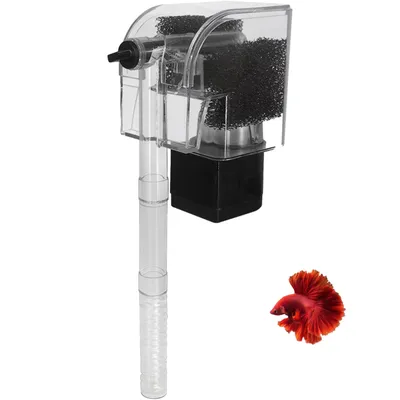 PetTribes Filtre Cascade 3 en 1 pour Aquarium - Puissant et Silencieux