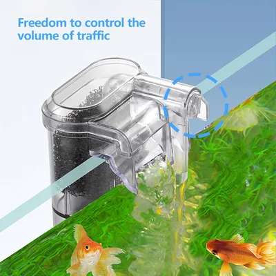PetTribes Filtre Cascade USB Silencieux & Réglable pour Aquarium PetTribes Filtre Cascade USB Silencieux & Réglable pour Aquarium