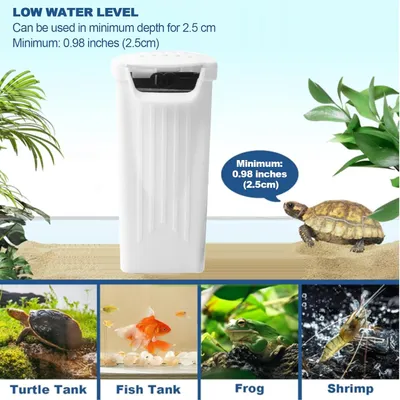 PetTribes Filtre 3.5W Submersible - Pour Poissons/Reptiles