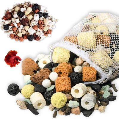 PetTribes Média Filtration 12 en 1 - 500g pour Aquarium