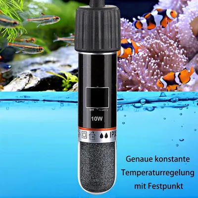 PetTribes Chauffage d'Aquarium USB 10W - Thermostat Intégré