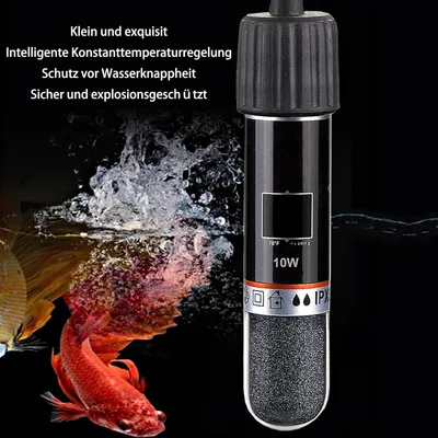 PetTribes Chauffage d'Aquarium USB 10W - Thermostat Intégré