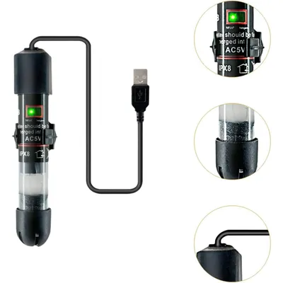 PetTribes Chauffage aquarium mini USB - Protection surchauffe