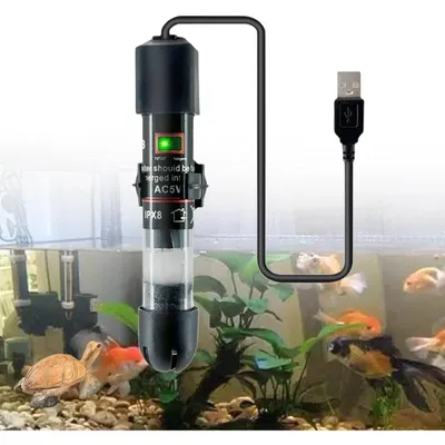 PetTribes Chauffage aquarium mini USB - Protection surchauffe