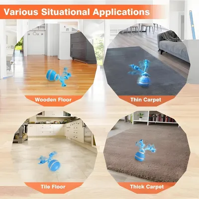 PetTribes Jeu interactif : balle qui roule seule pour chien