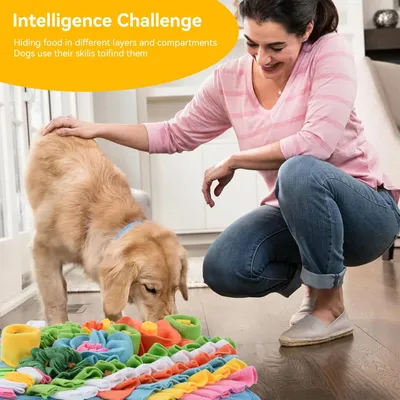 PetTribes Tapis 39x39 cm - Jeu Interactif pour Chien et Chat