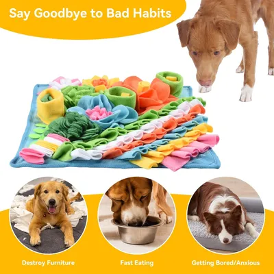 PetTribes Tapis 39x39 cm - Jeu Interactif pour Chien et Chat