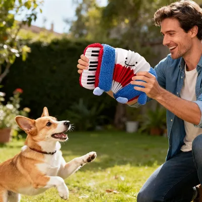 PetTribes Jouet Chien Pliable et Siffant - Divertissement garanti