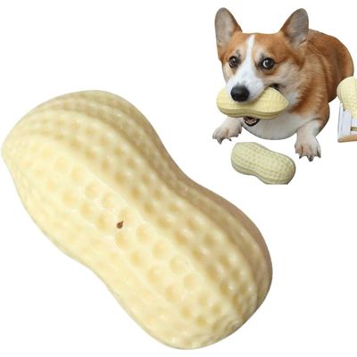 PetTribes Jouet à mâcher cacahuète pour petits et moyens chiens