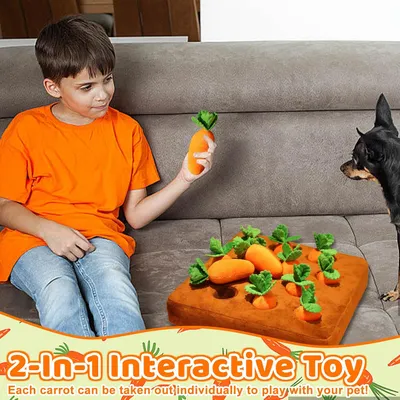 PetTribes Tapis à renifler - Carotte à mâcher