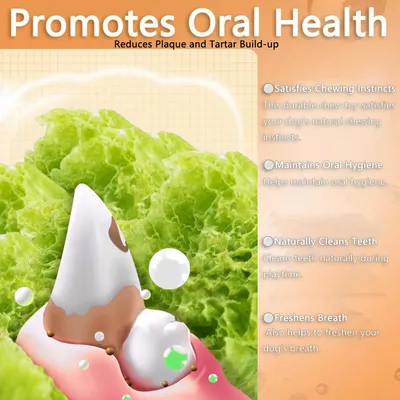 PetTribes Os en Pin pour Hygiène Dentaire du Chien