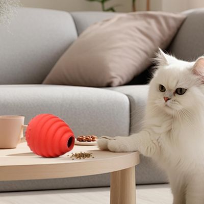 PetTribes Sphère Interactive - Distributeur de Croquettes pour Chien