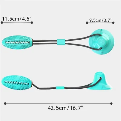 PetTribes Jouet à Mâcher Nettoyant pour Chien - Ventouse