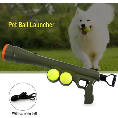 PetTribes Lance-Balles Chien -  2 Balles Incluses