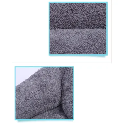 PetTribes Panier Carré Doux et Élastique pour Chien et Chat