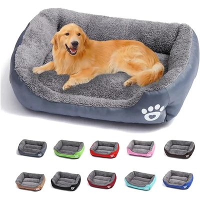 PetTribes Panier Carré Doux et Élastique pour Chien et Chat