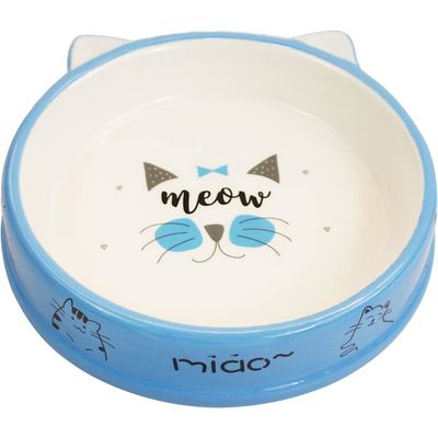 PetTribes Gamelle peu profonde pour chat, céramique