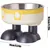 PetTribes Mangeoire Hauteur Ergonomique - Acier Inoxydable jaune