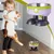 PetTribes Mangeoire Hauteur Ergonomique - Acier Inoxydable Vert