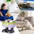 PetTribes Mangeoire Hauteur Ergonomique - Acier Inoxydable Vert