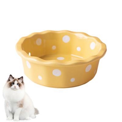 PetTribes Bol Céramique pour Chat - Anti-Bascule & Hygiénique