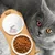 PetTribes 2 bols en céramique pour chat surélevés