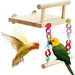 PetTribes Perchoir Balançoire en Corde pour Oiseaux